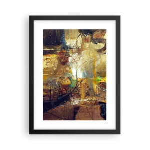 Plakát v černém rámu - Zima, tepleji, horko - 30x40 cm