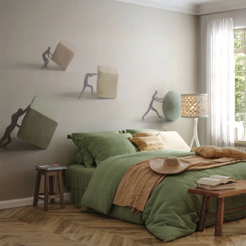 Fototapeta Premium Canvas - Život samotný - Abstrakce, Lidé, Práce - 100x70 cm