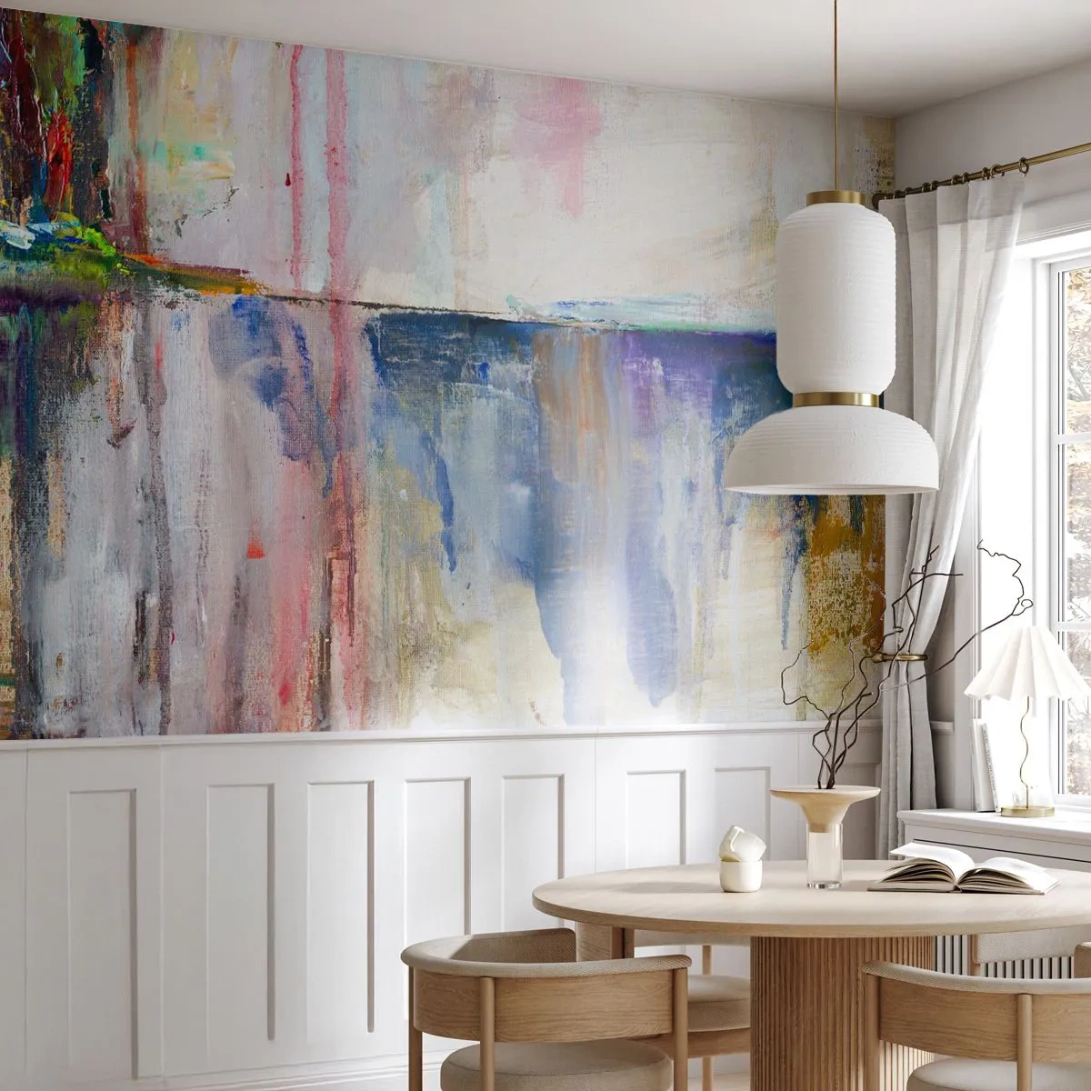 Fototapeta Standard Eco - Barevné dojmy a asociace - Abstrakce, Kus, Malování - 300x210 cm