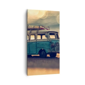 Obraz na plátně - Konec bůžků: peněz a práce - 55x100 cm