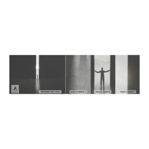 Vzor Fototapety Premium Sand - Krok ke světlé budoucnosti - Abstrakce, Muž, Kus - 100x30 cm