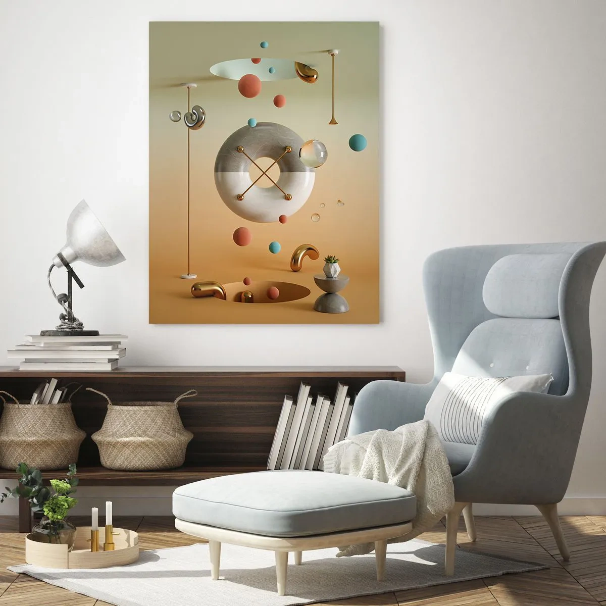 Obraz na skle - Vše je možné - 70x100 cm