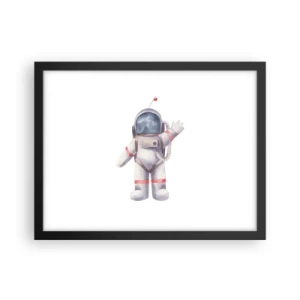 Plakát v černém rámu - Tak zatím! - 40x30 cm