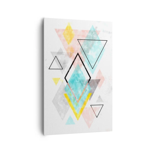 Obraz na plátně - Geometrická zábava - 80x120 cm