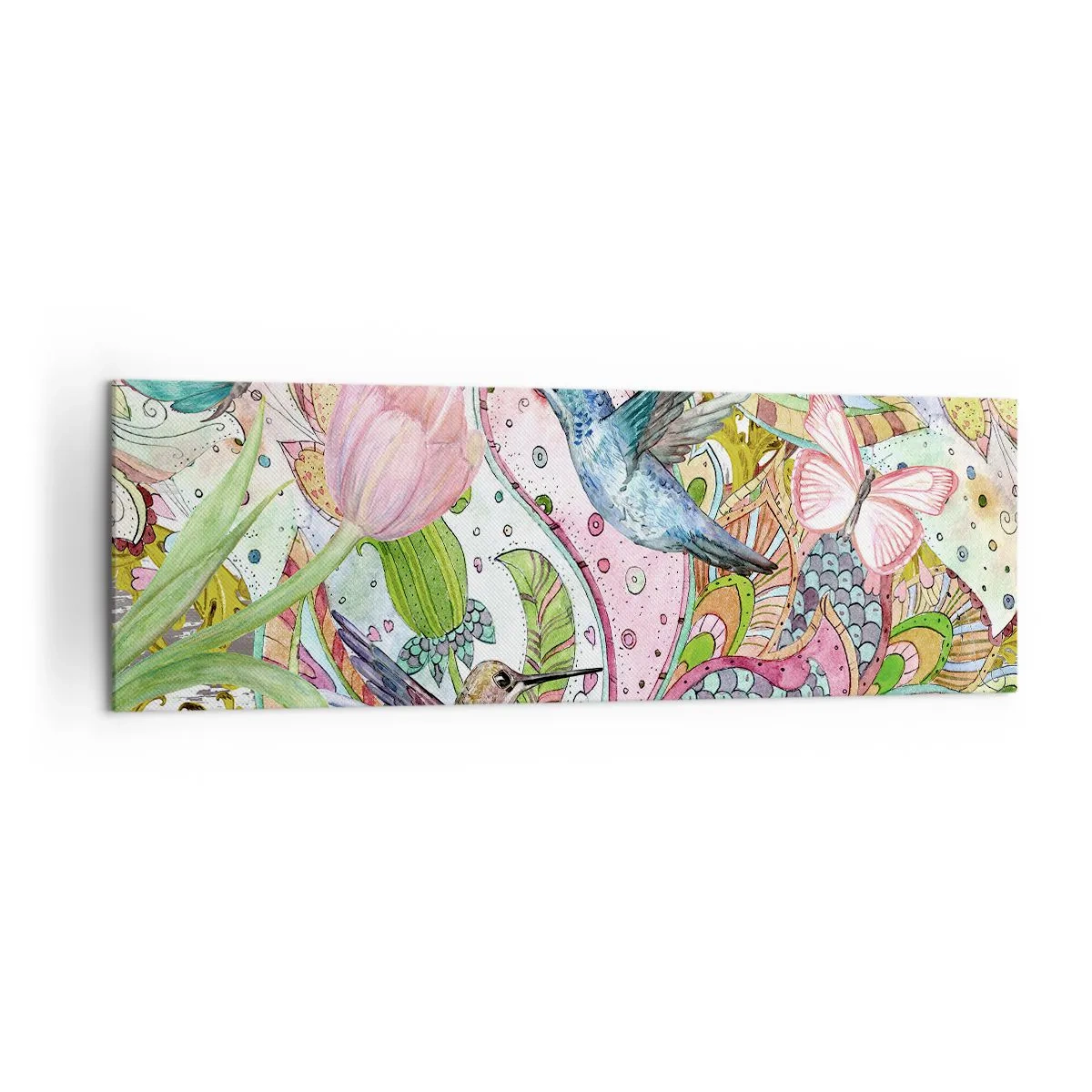 Obraz na plátně - Zamotané do lián - 160x50 cm