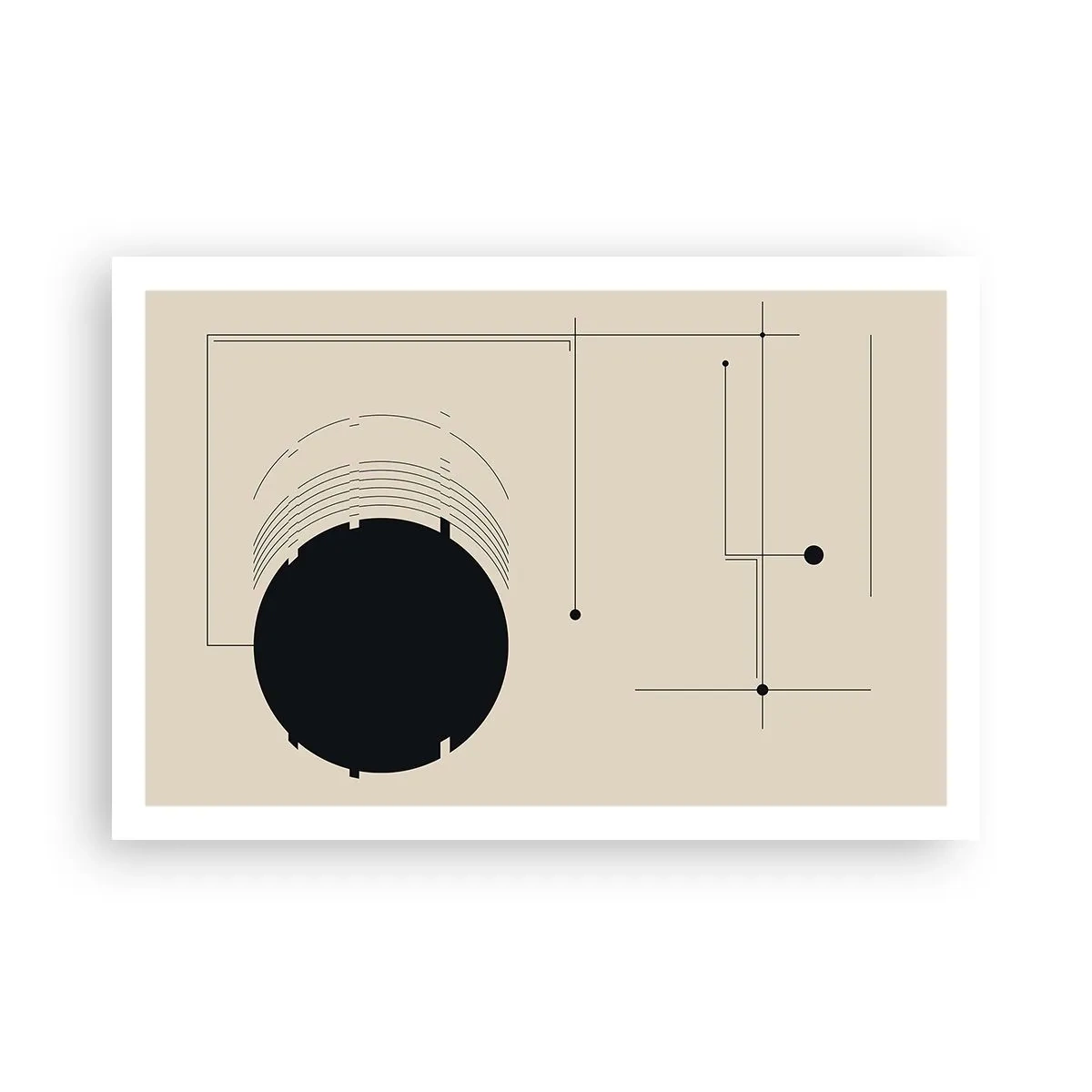 Plakát - Pružná a dynamická kompozice - 91x61 cm