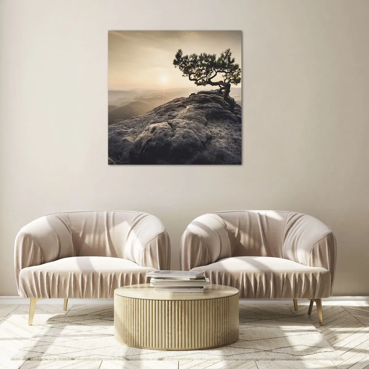 Obraz na skle - Život vždy vítězí - 60x60 cm