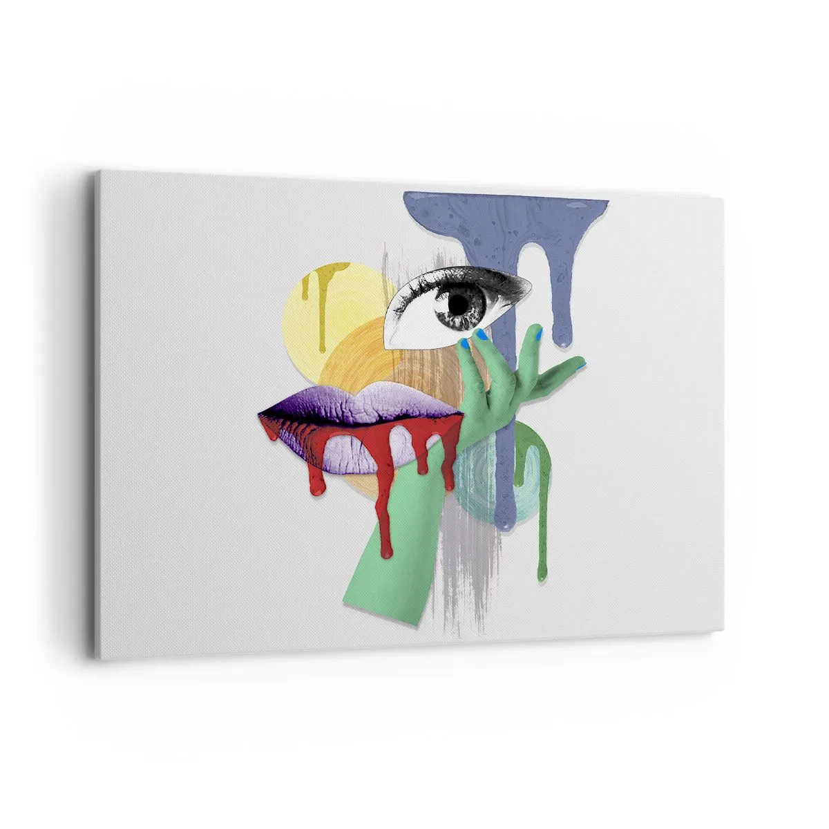 Obraz na plátně - Zdeformovaný portrét - 100x70 cm