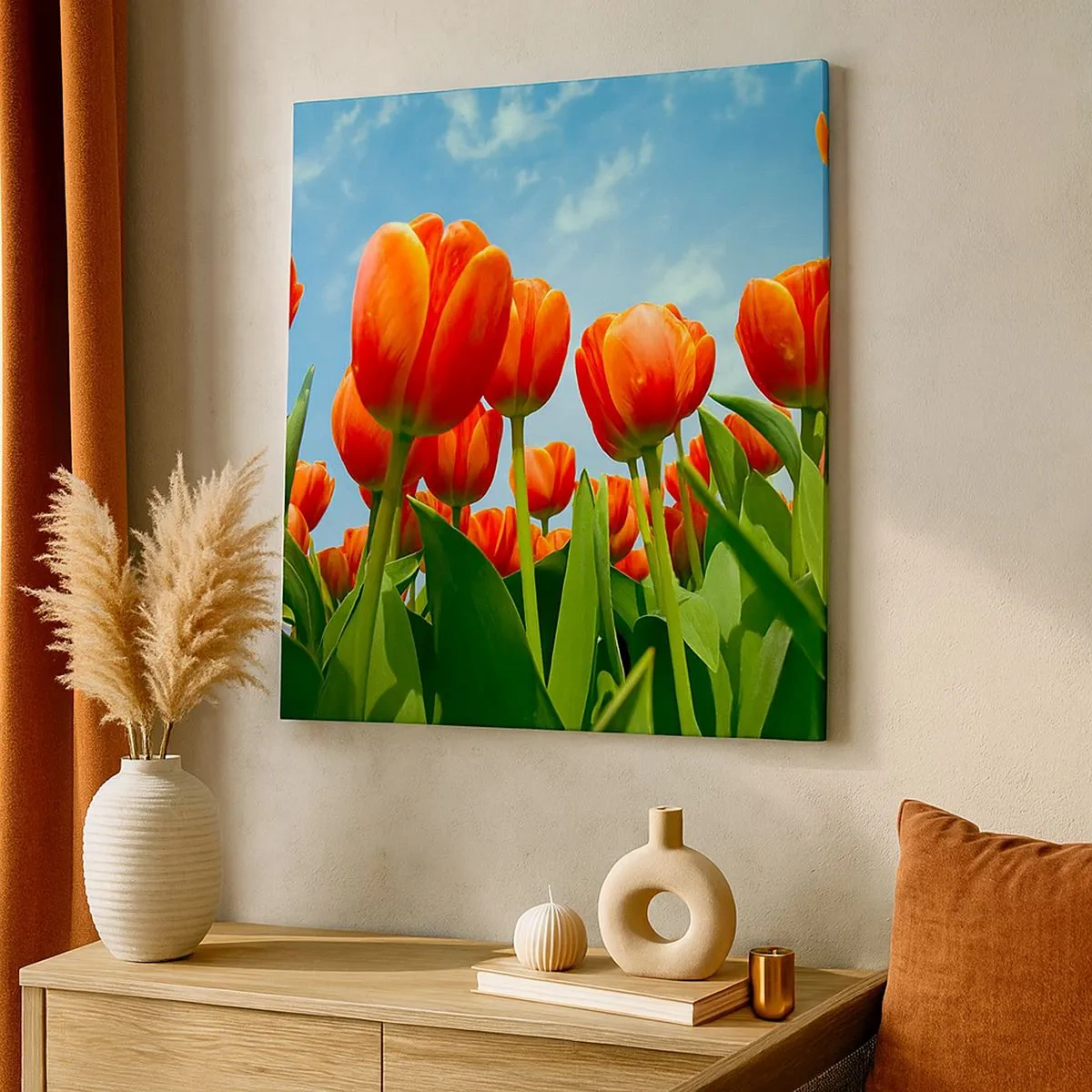 Obraz na plátně - Kromě blankytného nebe nic v životě nepotřebují - 30x30 cm