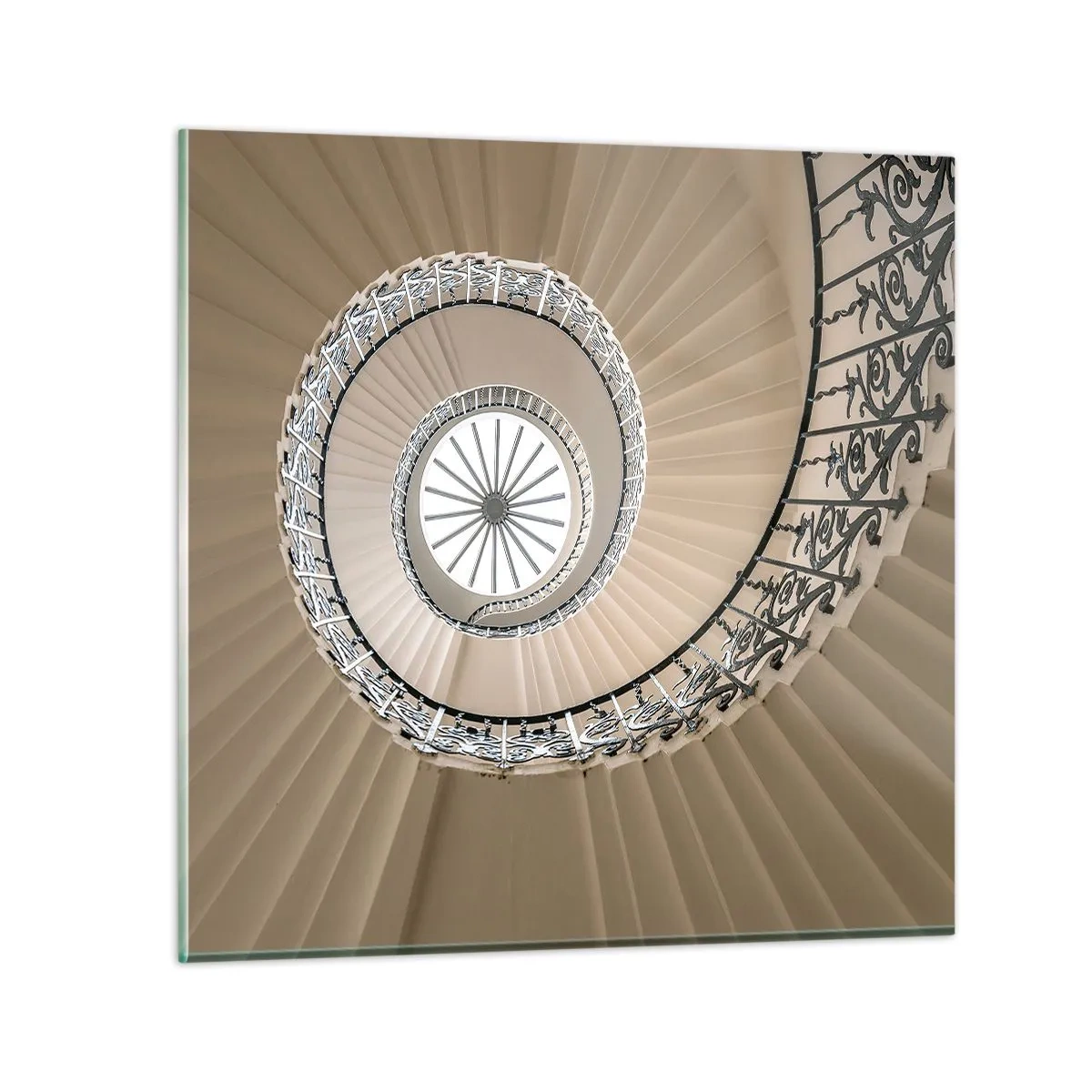 Obraz na skle - Uvnitř mušle - 70x70 cm