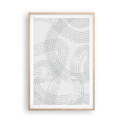 Plakát v rámu světlý dub - Snadné východisko neexistuje - 61x91 cm