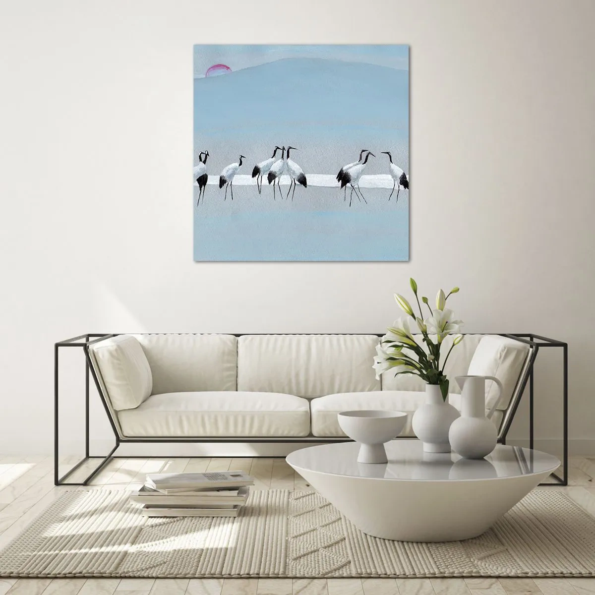 Obraz na skle - Po horkém dni - 40x40 cm