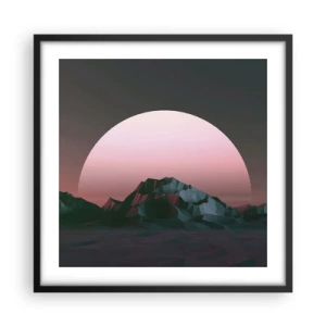 Plakát v černém rámu - V sousední galaxii - 50x50 cm