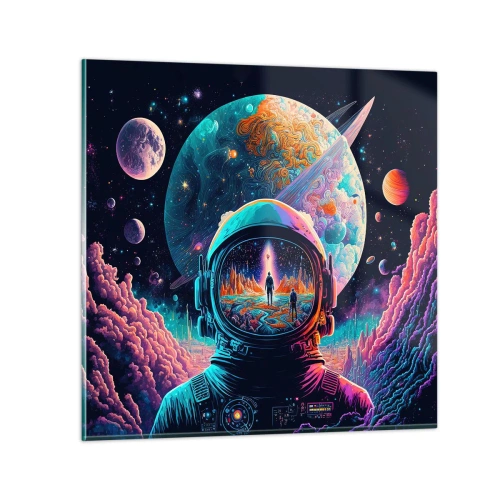 Obraz na skle - Filosofům se to ani nesnilo - 70x70 cm