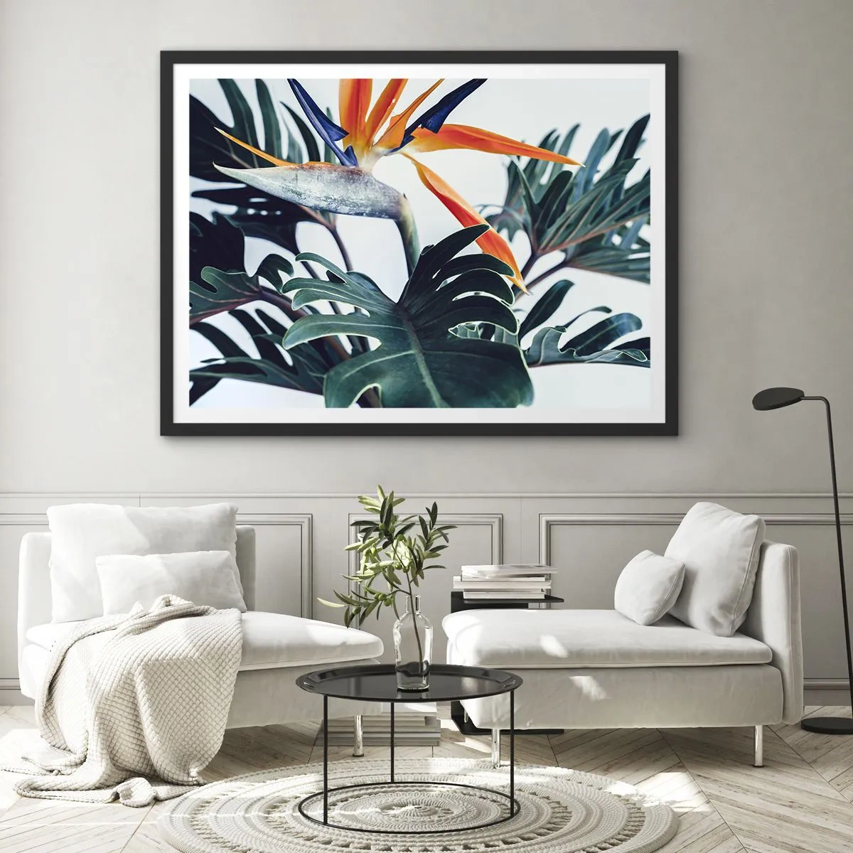 Plakát v černém rámu - Ptákeř - 100x70 cm