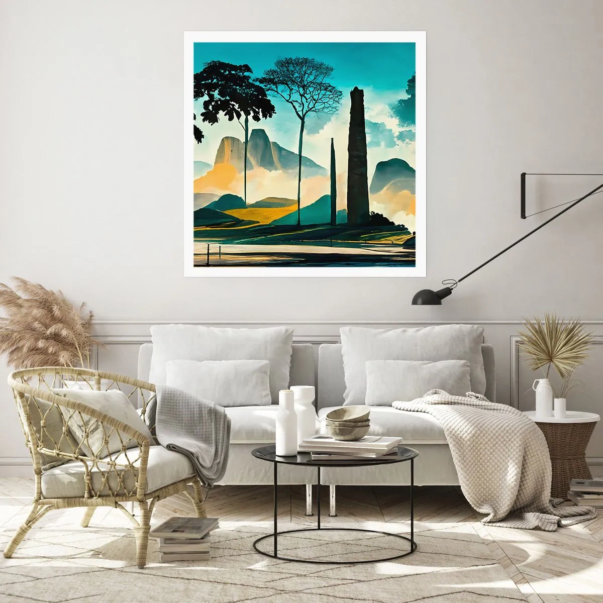Plakát - Výš a výš - 60x60 cm