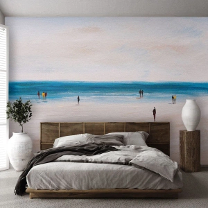 Fototapeta Premium Sand - Přirozená potřeba - Pláž, Lidé, Minimalismus - 100x70 cm