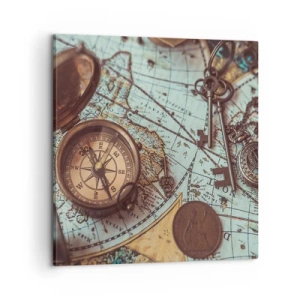 Obraz na plátně - Pro dobrodruha - 60x60 cm