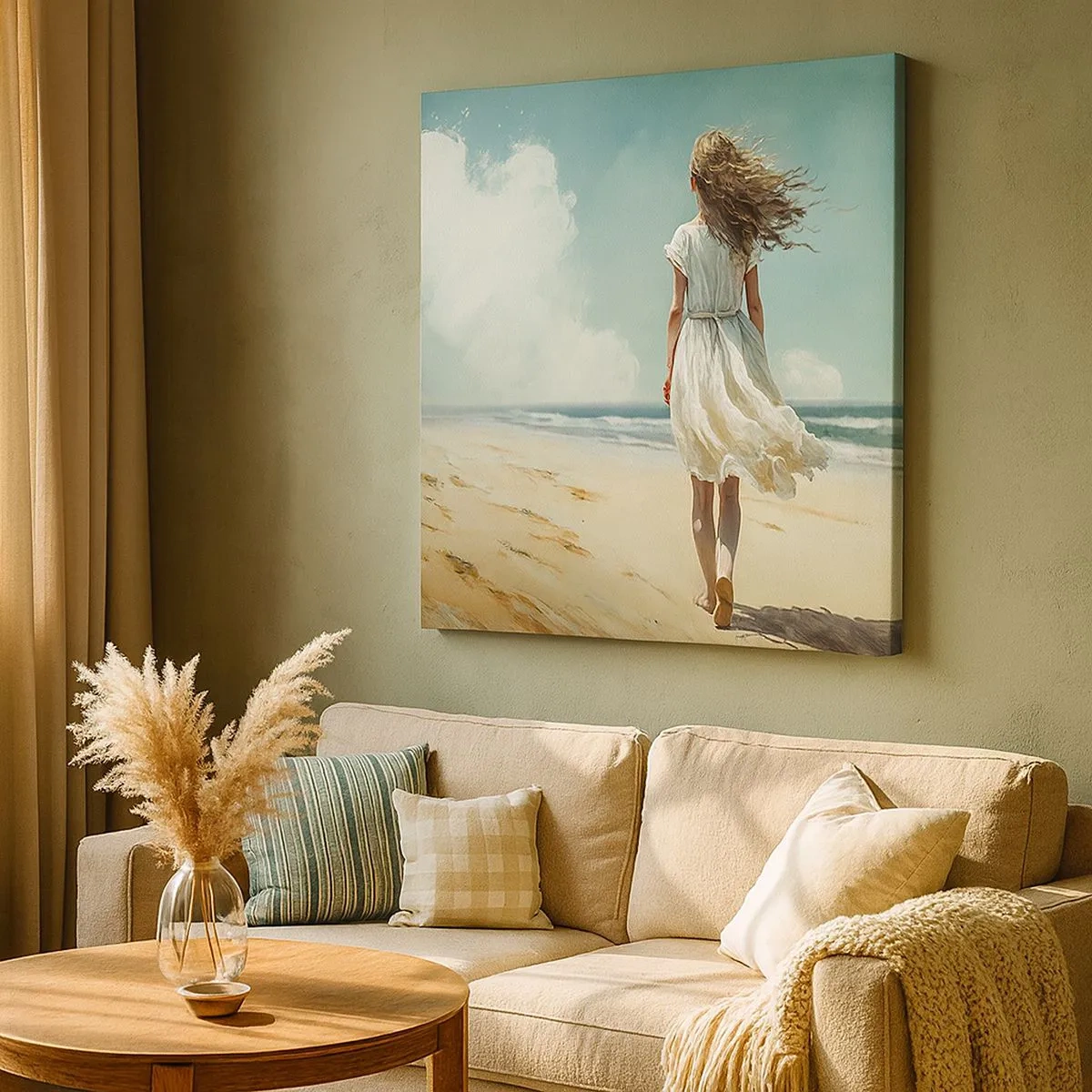 Obraz na plátně - Směrem k slunci a větru - 30x30 cm