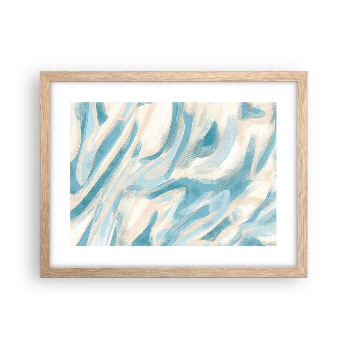 Plakát v rámu světlý dub - Jarní závany - 40x30 cm