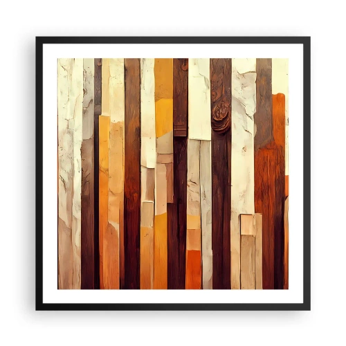 Plakát v černém rámu - Hymna lesních stromů - 60x60 cm
