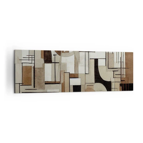 Obraz na plátně - Městská krajina 2.0 - 160x50 cm