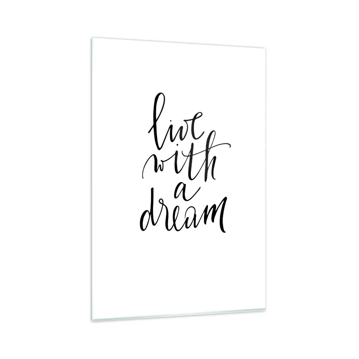 Obraz na skle - Of course - 80x120 cm