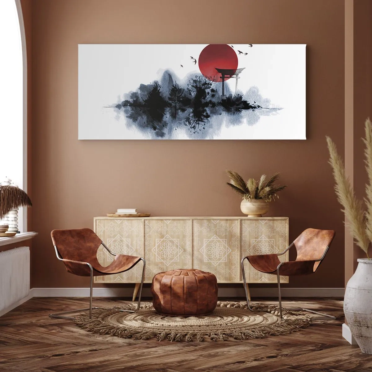 Obraz na plátně - Japonský pohled - 100x40 cm
