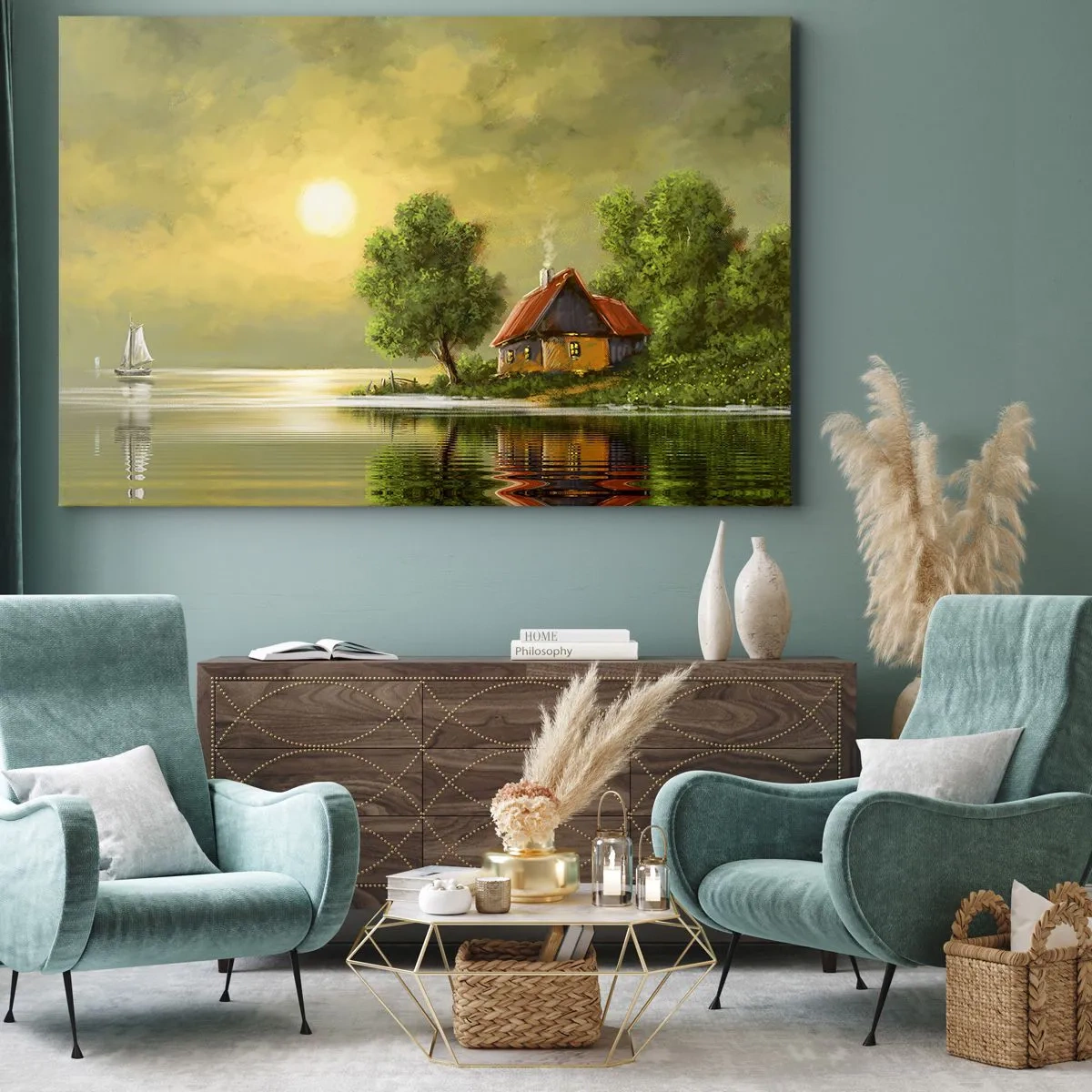 Obraz na plátně - Krásně, jako z obrázku - 100x70 cm