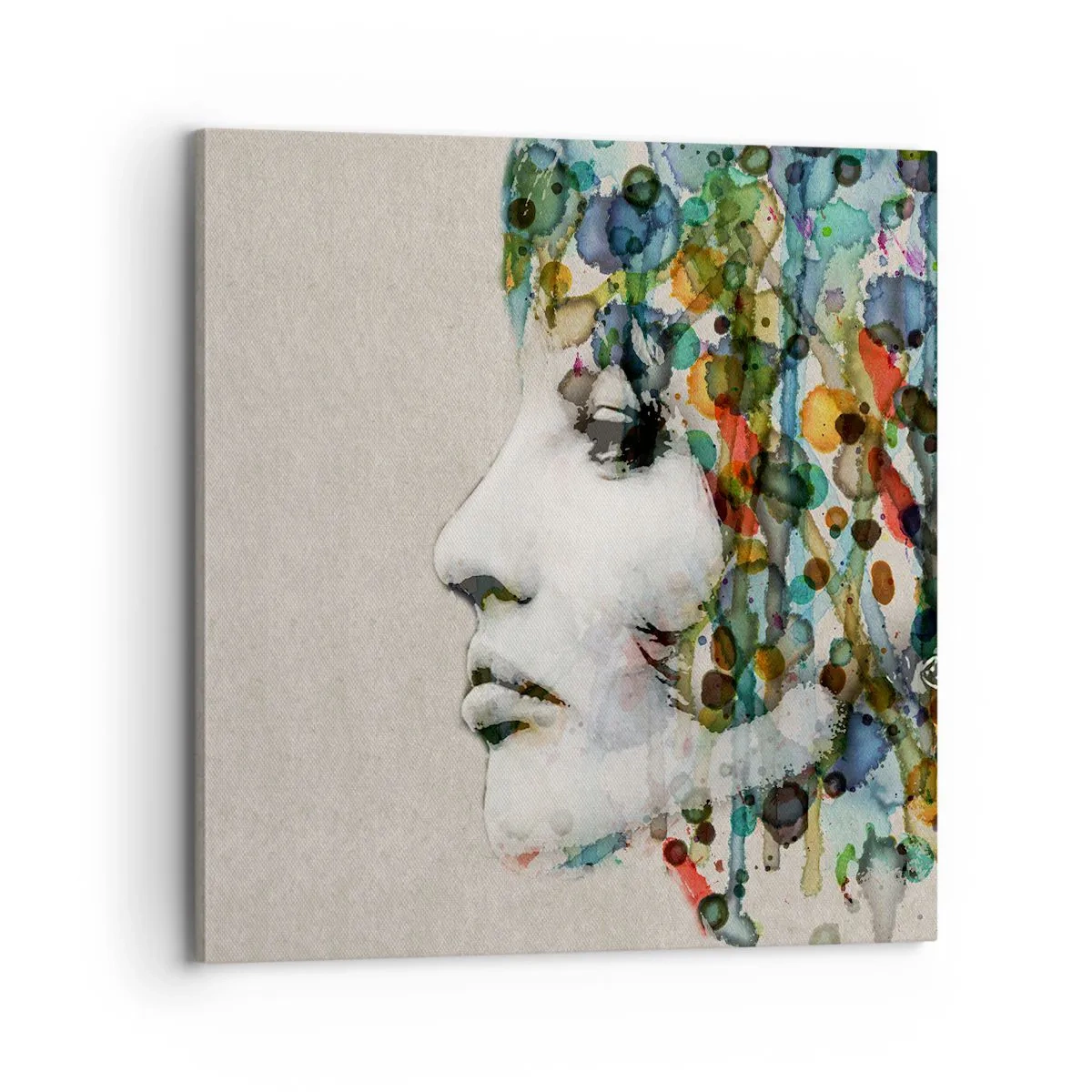 Obraz na plátně - Vynořila se z šedi - 70x70 cm