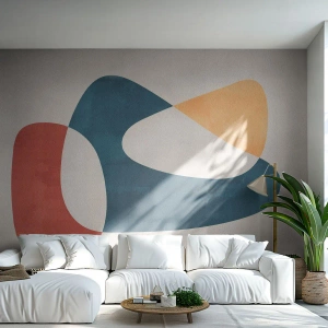 Fototapeta Samolepicí Deluxe Sticker - Vlivy a metamorfózy - Kus, Tvary, Minimalistický - 100x70 cm