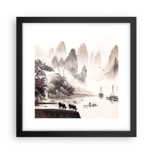 Plakát v černém rámu - Exotická všednost Východu - 30x30 cm