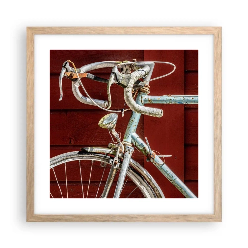 Plakát v rámu světlý dub - Stvořený pro vítězství - 40x40 cm