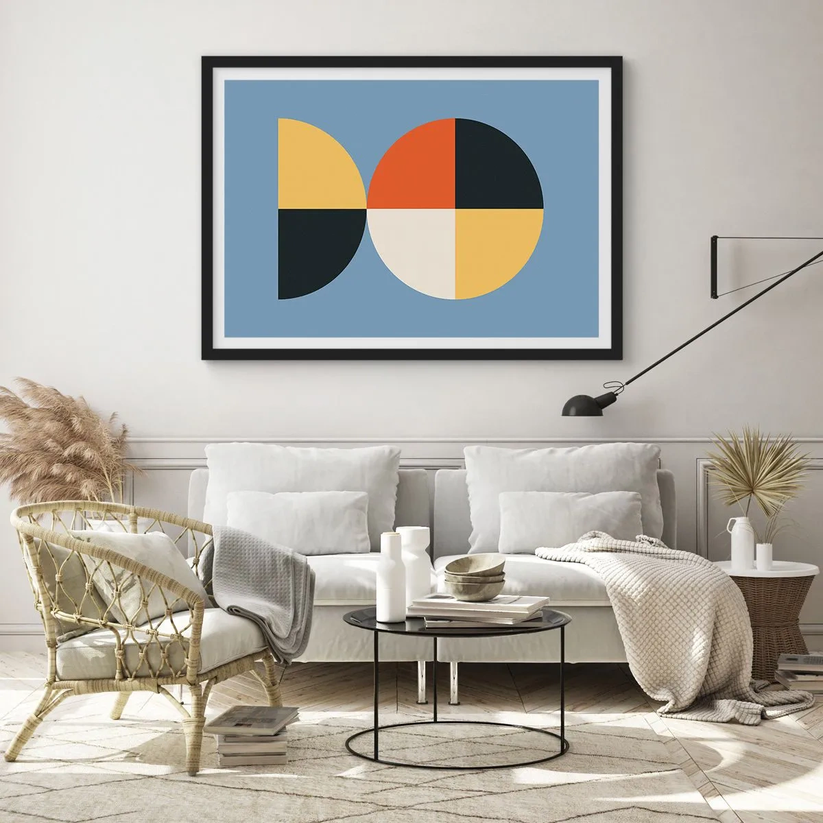 Plakát v černém rámu - Koukej a počítej - 91x61 cm