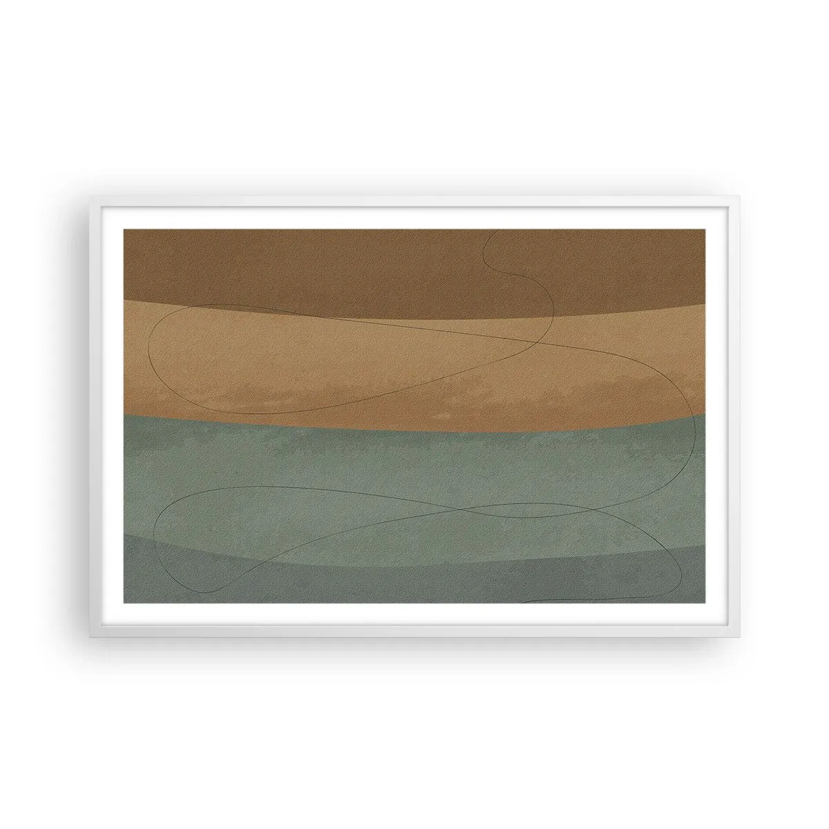 Plakát v bílém rámu - Horizontální kompozice - 91x61 cm