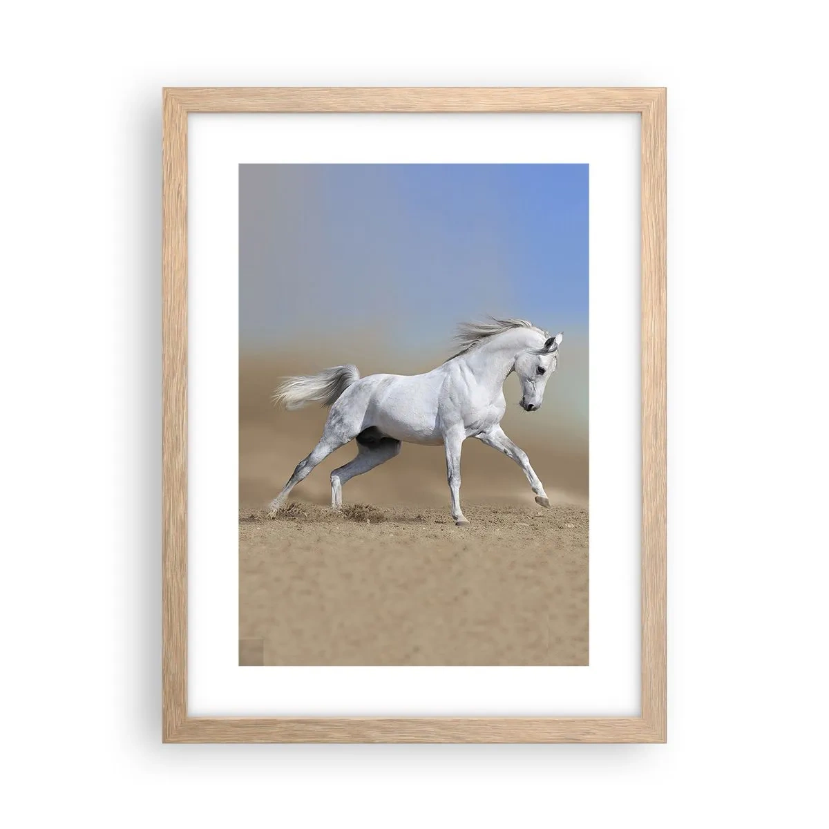 Plakát v rámu světlý dub - Nejkrásnější arabská pohádka - 30x40 cm
