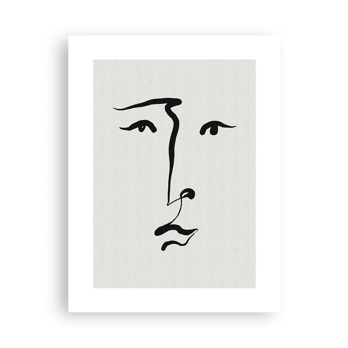 Plakát - Jednoduchý portrét - 30x40 cm