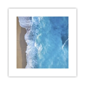 Plakát - Síla modři - 30x30 cm