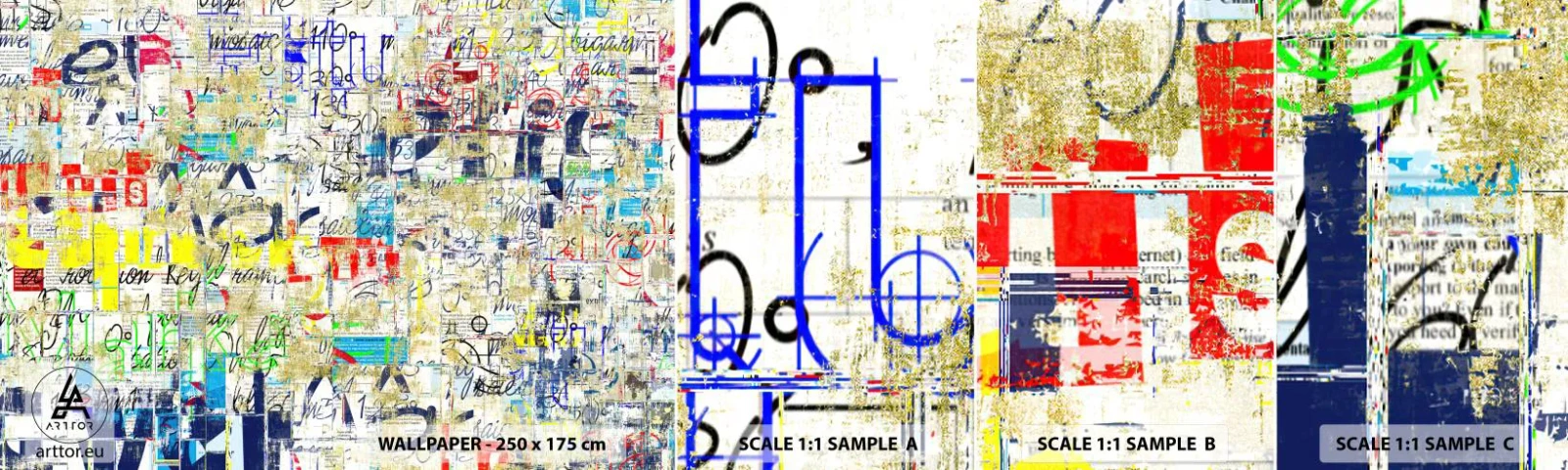 Vzor Fototapety Samolepicí Deluxe Sticker - Prostě potěší oči - Graffiti, Nástěnná malba, Mládí - 100x30 cm