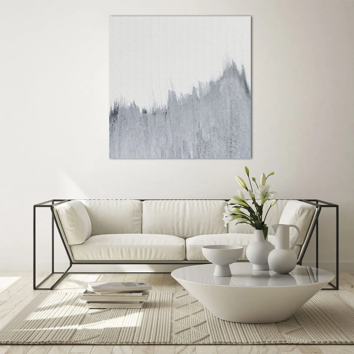 Obraz na skle - Tajemný záznam - 70x70 cm