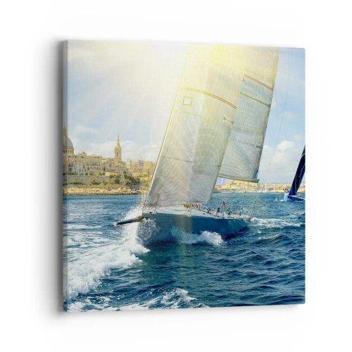 Obraz na plátně - Čas odjet z města - 40x40 cm