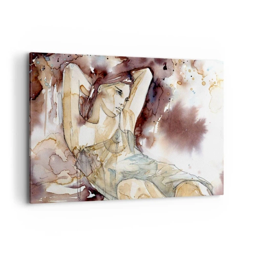 Obraz na plátně - V náladě lila - 120x80 cm