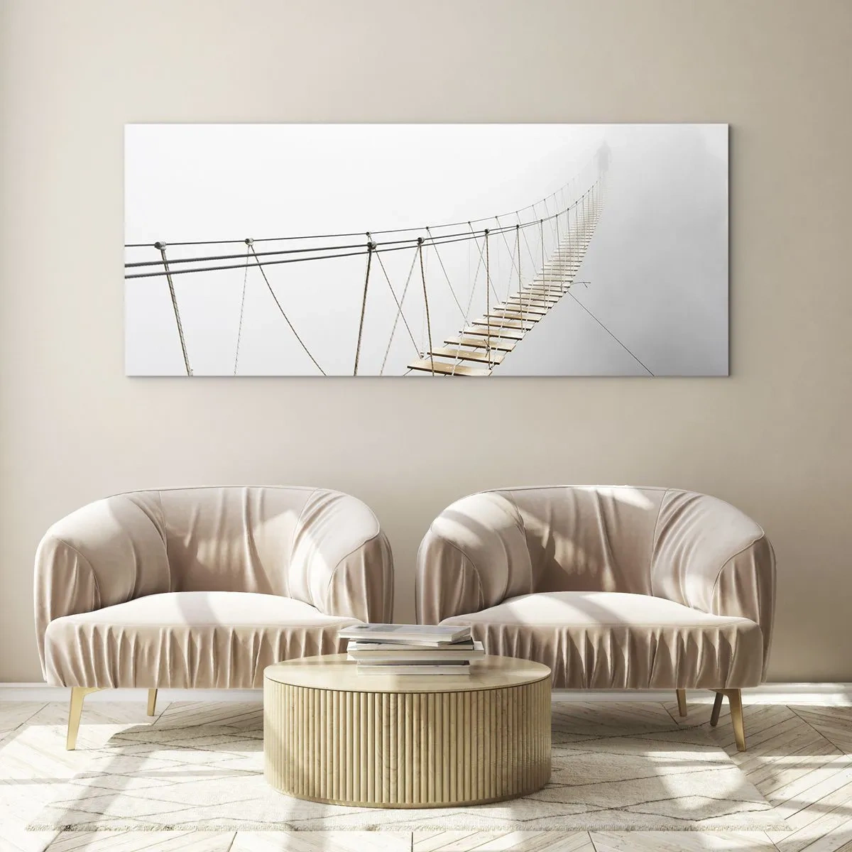 Obraz na skle - Kam vás zavede? - 120x50 cm