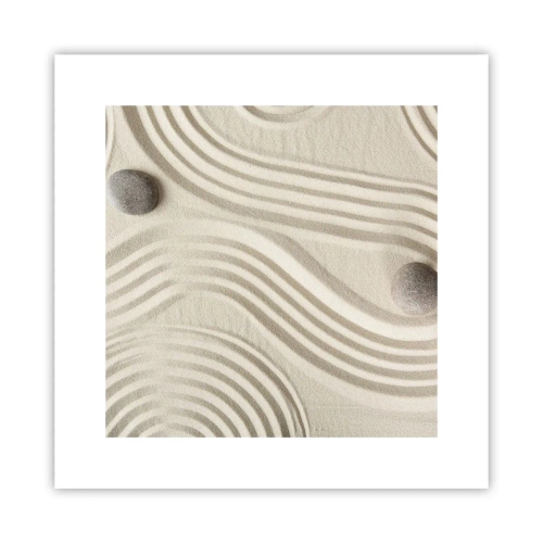 Plakát - Dotek tepla - 30x30 cm