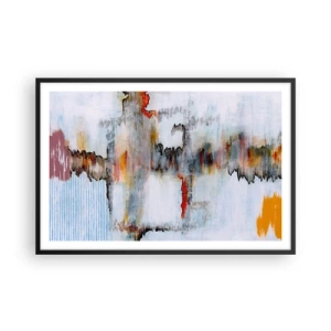 Plakát v černém rámu - Klackem po vodě - 91x61 cm