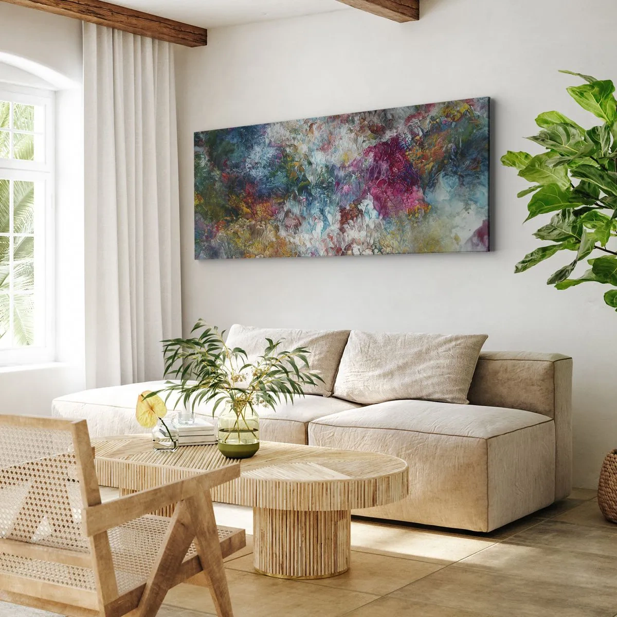 Obraz na plátně - V plném rozkvětu - 100x40 cm