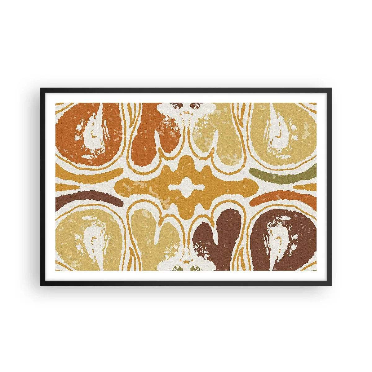 Plakát v černém rámu - Sentimentální abstrakce - 91x61 cm