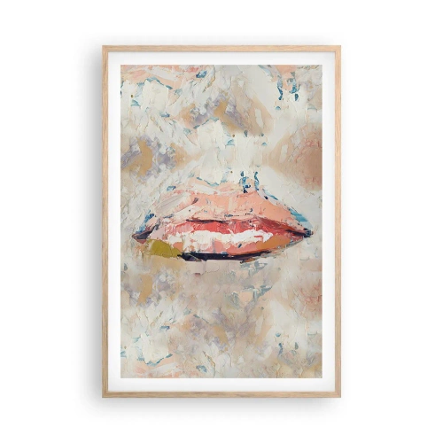 Plakát v rámu světlý dub - Probouzí smysly - 61x91 cm