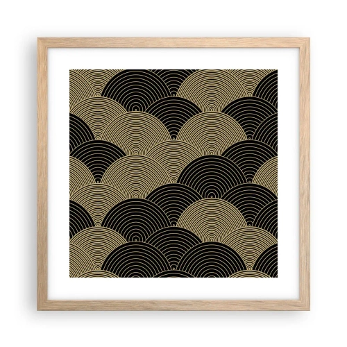 Plakát v rámu světlý dub - Jednota v mnohosti - 40x40 cm