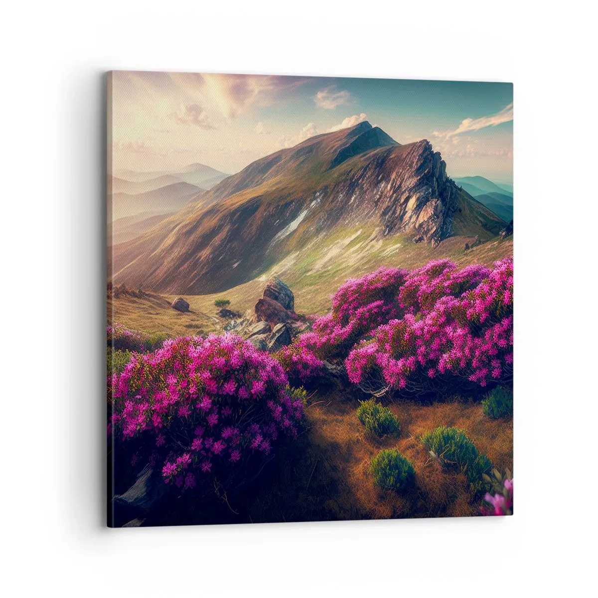 Obraz na plátně - Léto na horách - 70x70 cm